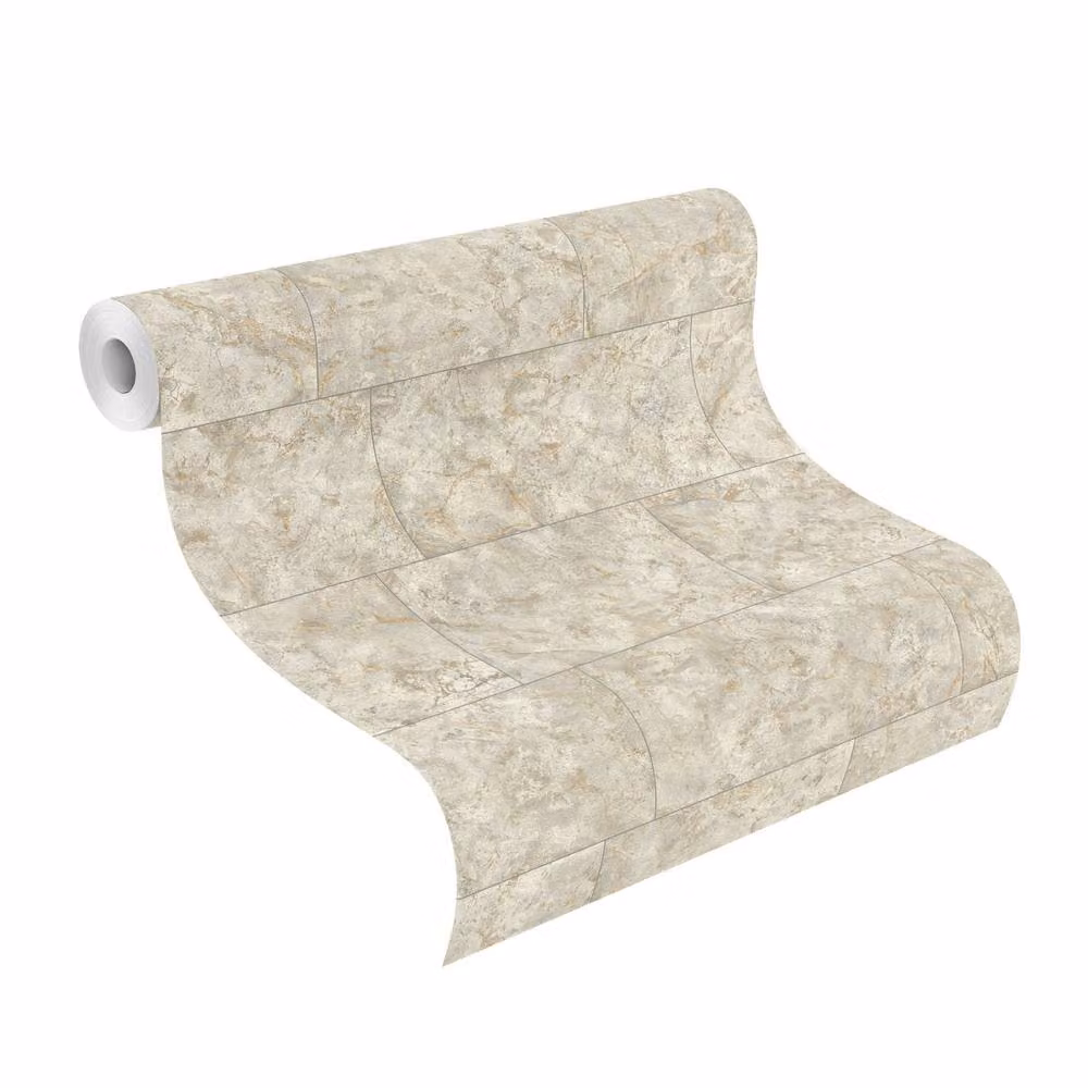 Rasch Luxora Self-Adhesive Textured Wallpaper in Grey and Gold – 3