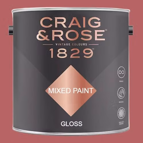 Craig & Rose 1829 Persian Rose Gloss Paint, 2.5 l