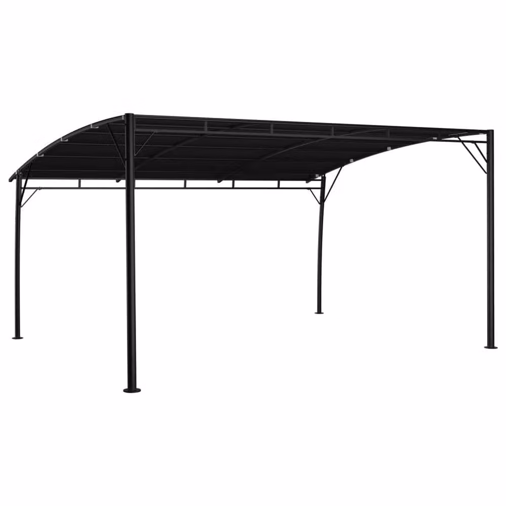 Berkfield Home Garden Sunshade Awning in Anthracite and Black, W: 400 cm, D: 300 cm, H: 255 cm – 2