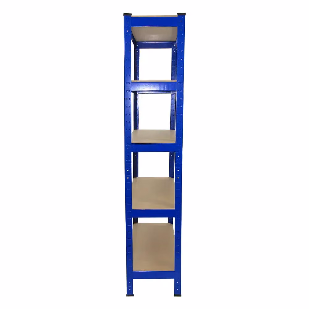 Monstershop Racking Heavy Duty 5 Tier Storage Shelving in Blue, W/D/H: 75 x 30 x 150 cm – 2