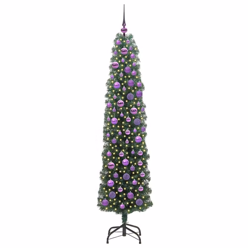 Berkfield Home Artificial Christmas Tree with 300 LEDs in Green, Height: 180 cm – 3