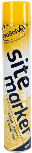 ProSolve Aerosol Site Marker Paint, Yellow, 750ml