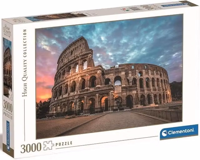 Clementoni Coliseum Sunrise 3000 Piece Landscape Jigsaw Puzzle in Multicolour