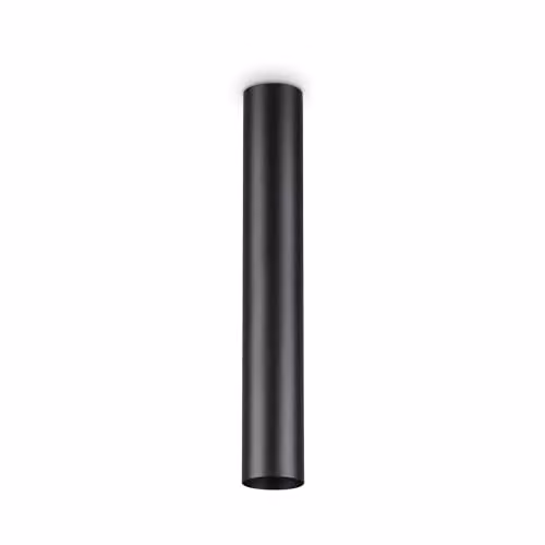 Ideal Lux Look Black Surface Mounted Cylinder Ceiling Lamp with GU10 Socket