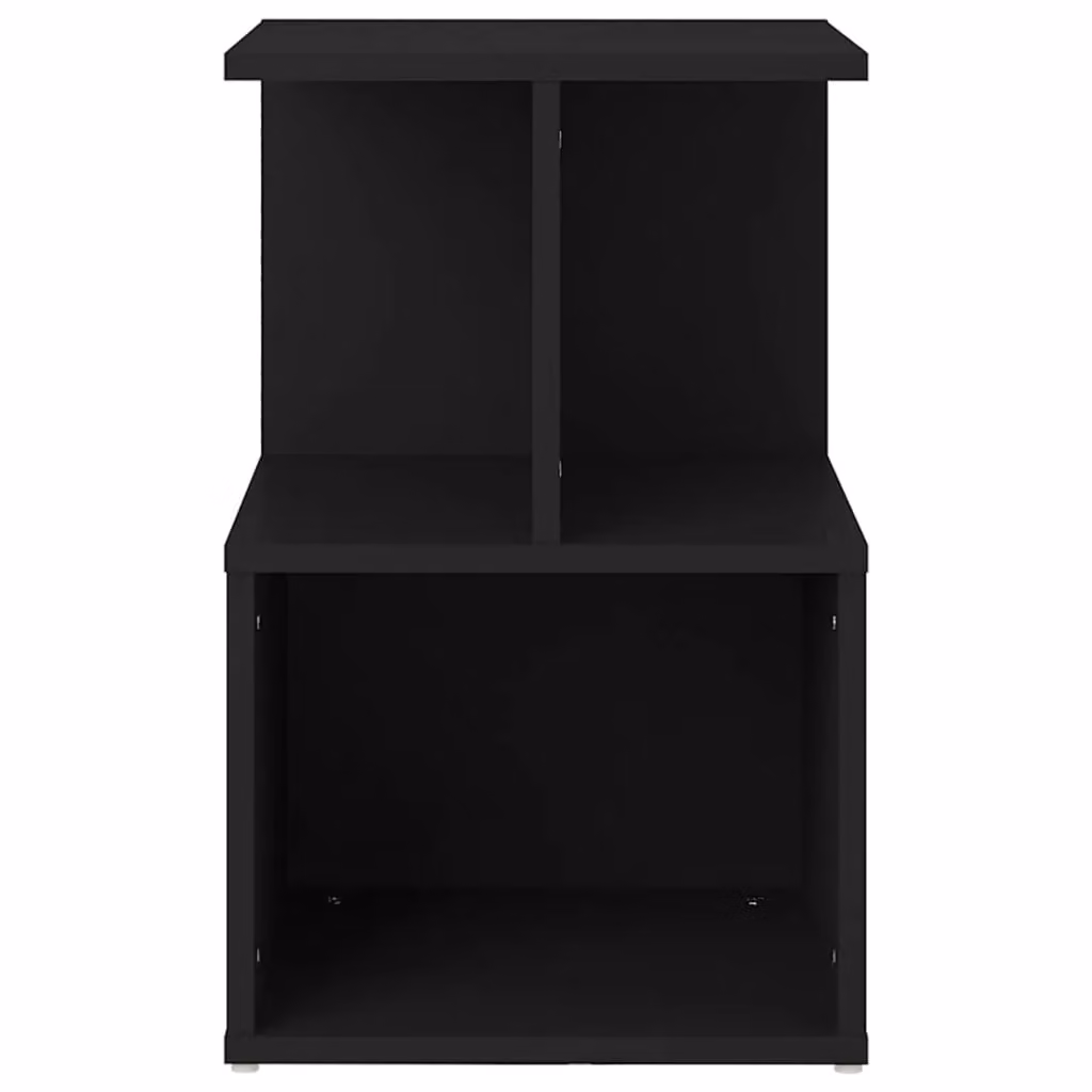Berkfield Home Set of 2 Black Bedside Cabinets in Engineered Wood, W/D/H: 35 x 35 x 55 cm – 4