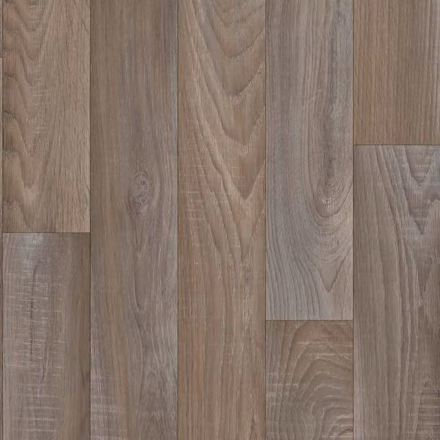 Vinyl Flooring UK Light Brown Wood Effect Sheet Vinyl Flooring, Thickness: 2.8 mm, W/D: 200 x 100 cm – 1