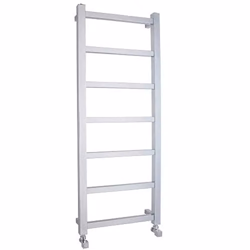 Hudson Reed HL375 Eton Modern Vertical Wall Hung Heated Towel Rail, Chrome, H: 120 cm, W: 45 cm