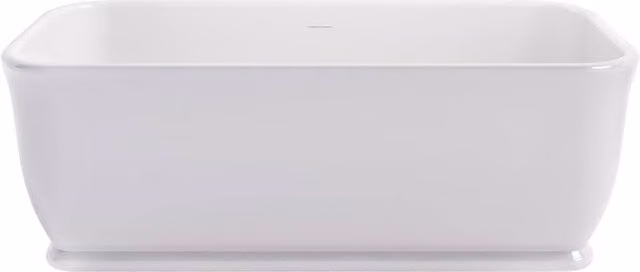 Balterley Magnus Free Standing Square Bath in White W/D/H: 168 x 75 x 57 cm