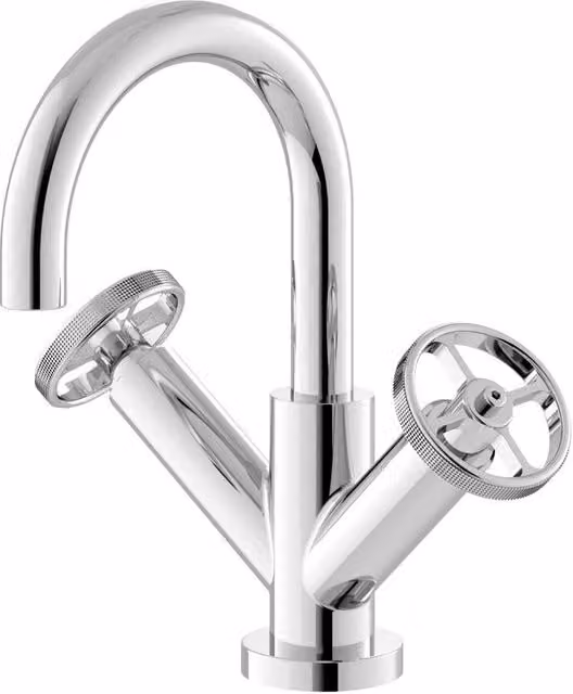 Balterley Tyrley Mono Basin Mixer with Pop-Up Waste in Silver Chrome