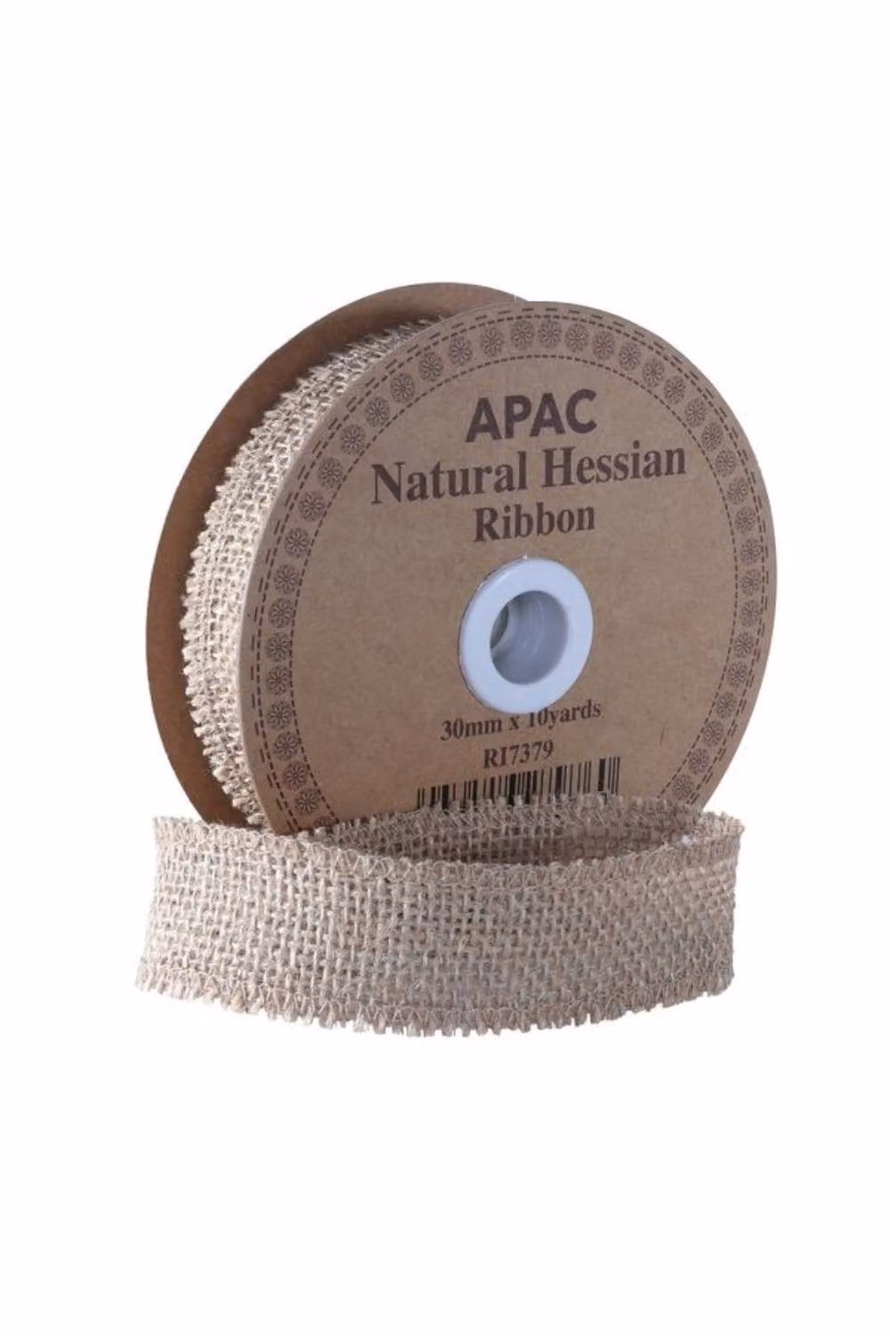 KDMD Natural Hessian Jute Twine, 2 Pack, Beige/Brown, Width: 30 mm, Length: 10 yards per roll – 2