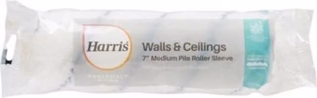Harris Seriously Good White Medium Pile Paint Roller Refill Sleeve for Water-Based Paints
