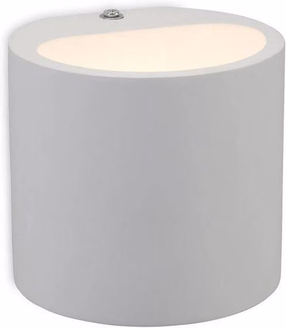 Firstlight Nina Minimalist Plaster Indoor Wall Light, White, G9