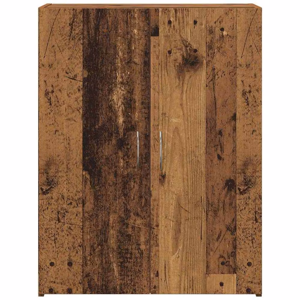 Berkfield Home Office Cabinet in Brown Old Wood, W/D/H: 60 x 32 x 77.5 cm – 3