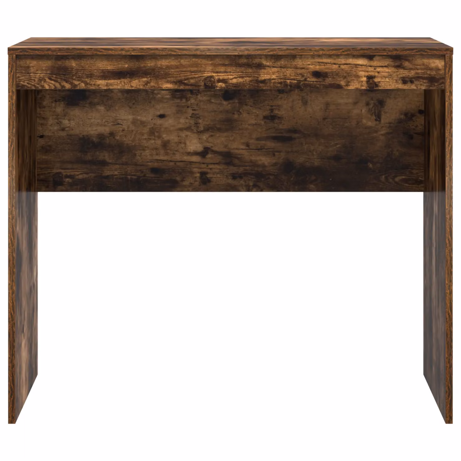 Berkfield Home Modern Writing Desk in Brown Smoked Oak, W/D/H: 90 x 40 x 76 cm – 4