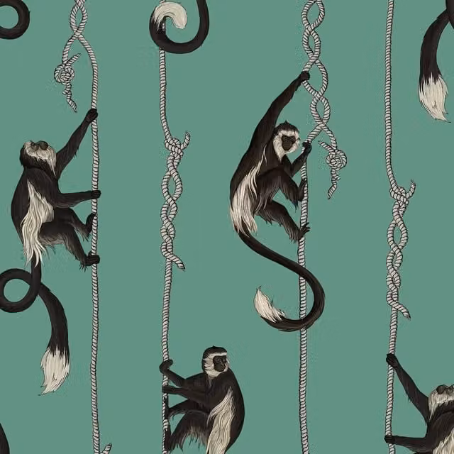 House of Hackney Parakeet Green Wallpaper