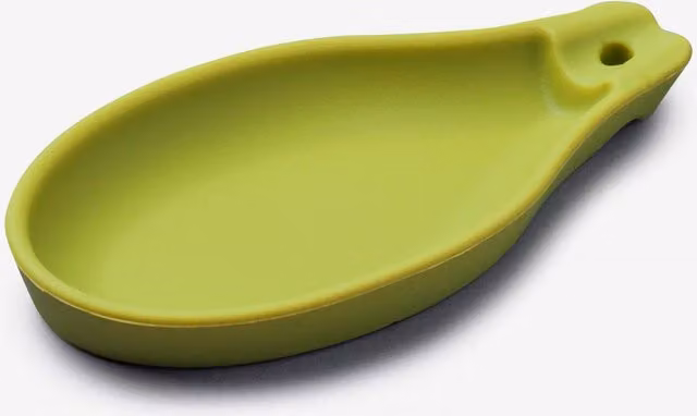 Zeal Silicone Oval Spoon Rest in Green – 5