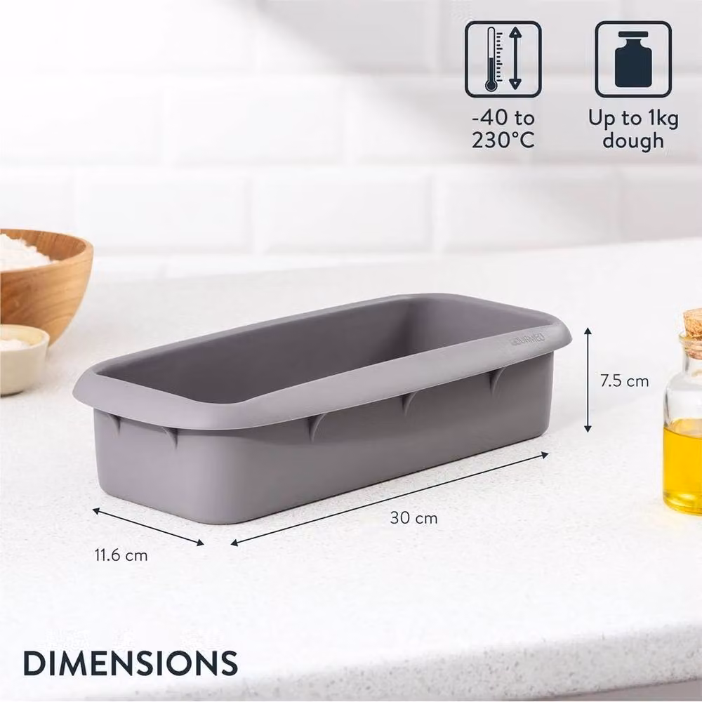 Havendro Non-Stick Silicone Rectangular Loaf Tin in Grey – 2