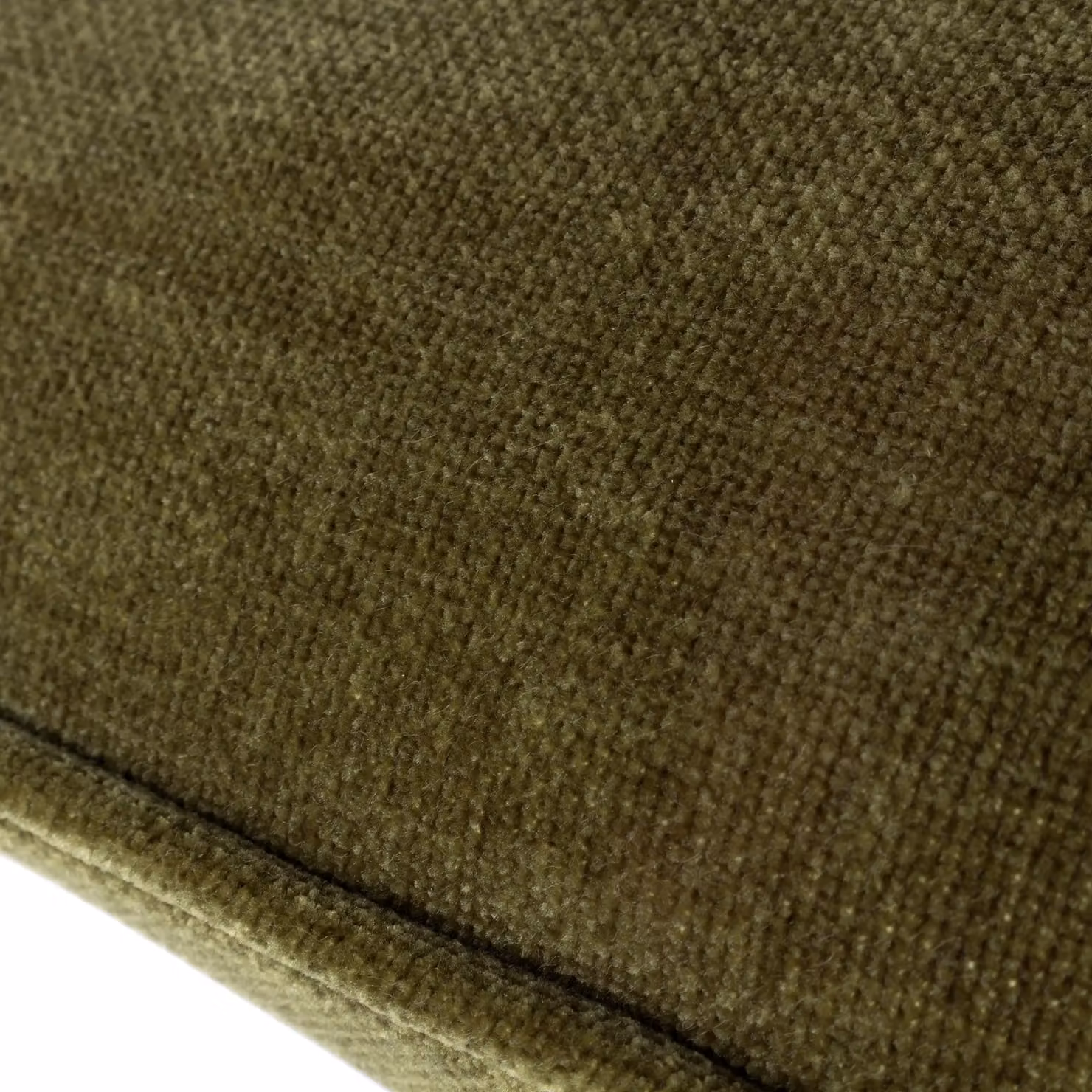 Yard Heavy Chenille Polyester Square Cushion in Green, W/D/H: 50 x 50 x 50 cm – 5