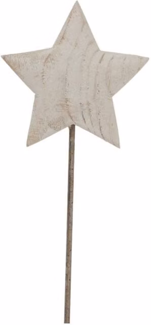 KDMD Rustic White Star Tabletop Decor