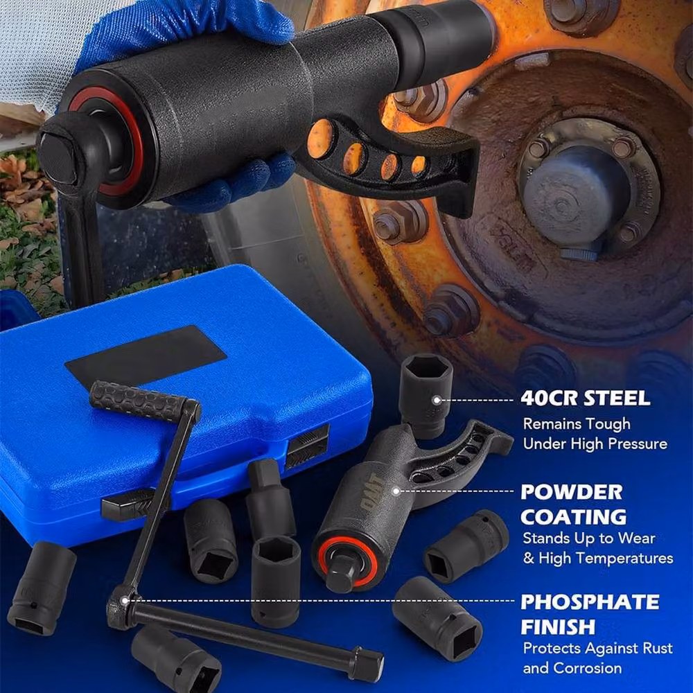 Kelvenix Torque Multiplier HGV Wheel Nut Remover in Blue – 4