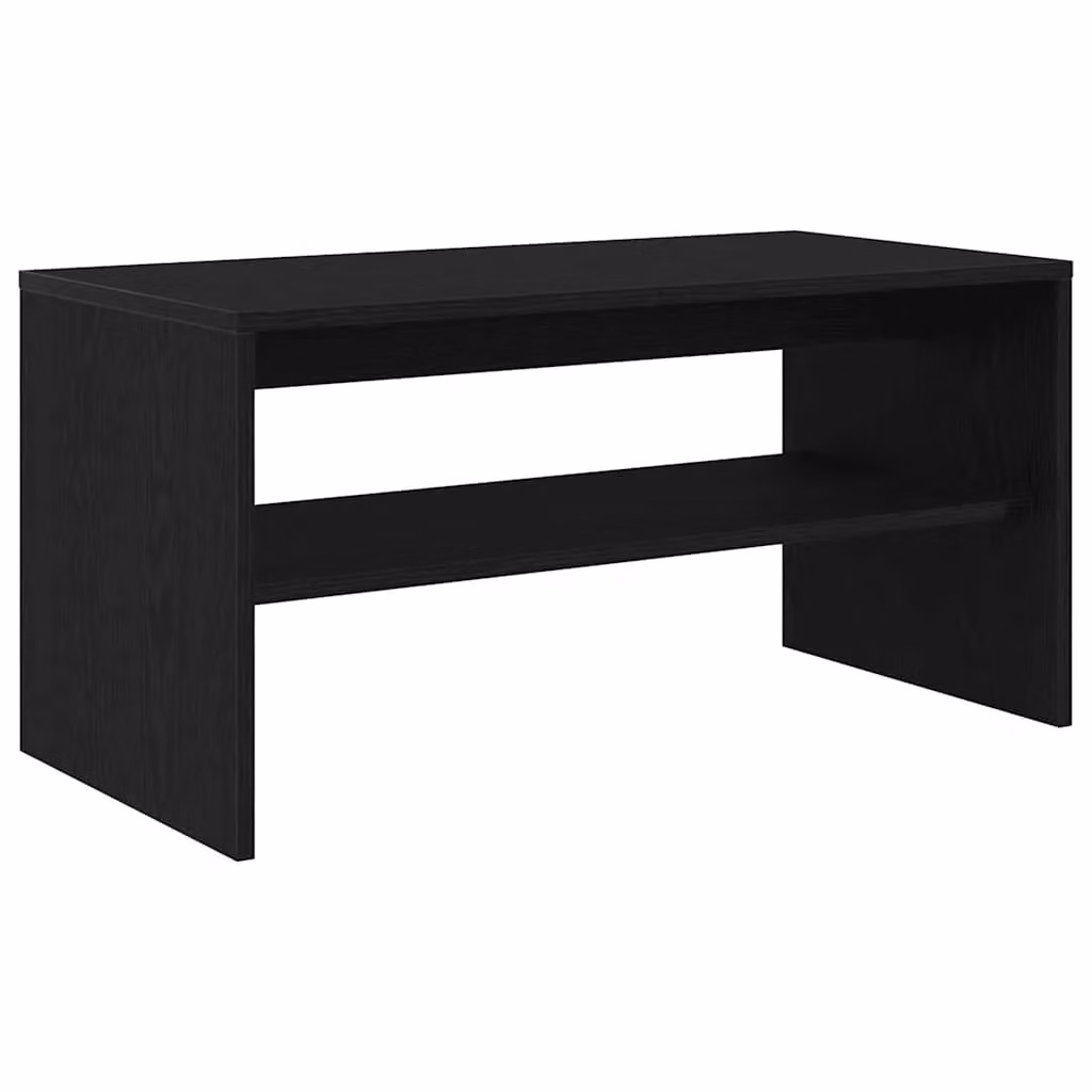 Berkfield Home Modern Black Oak TV Cabinet in Matt MDF, W/D/H: 80 x 40 x 40 cm – 2