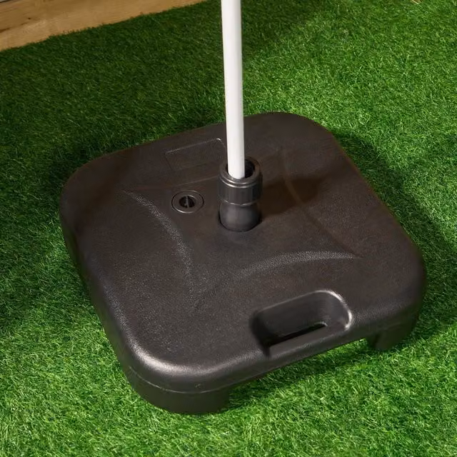 OHS Fillable Black Plastic Parasol Stand Base Weight