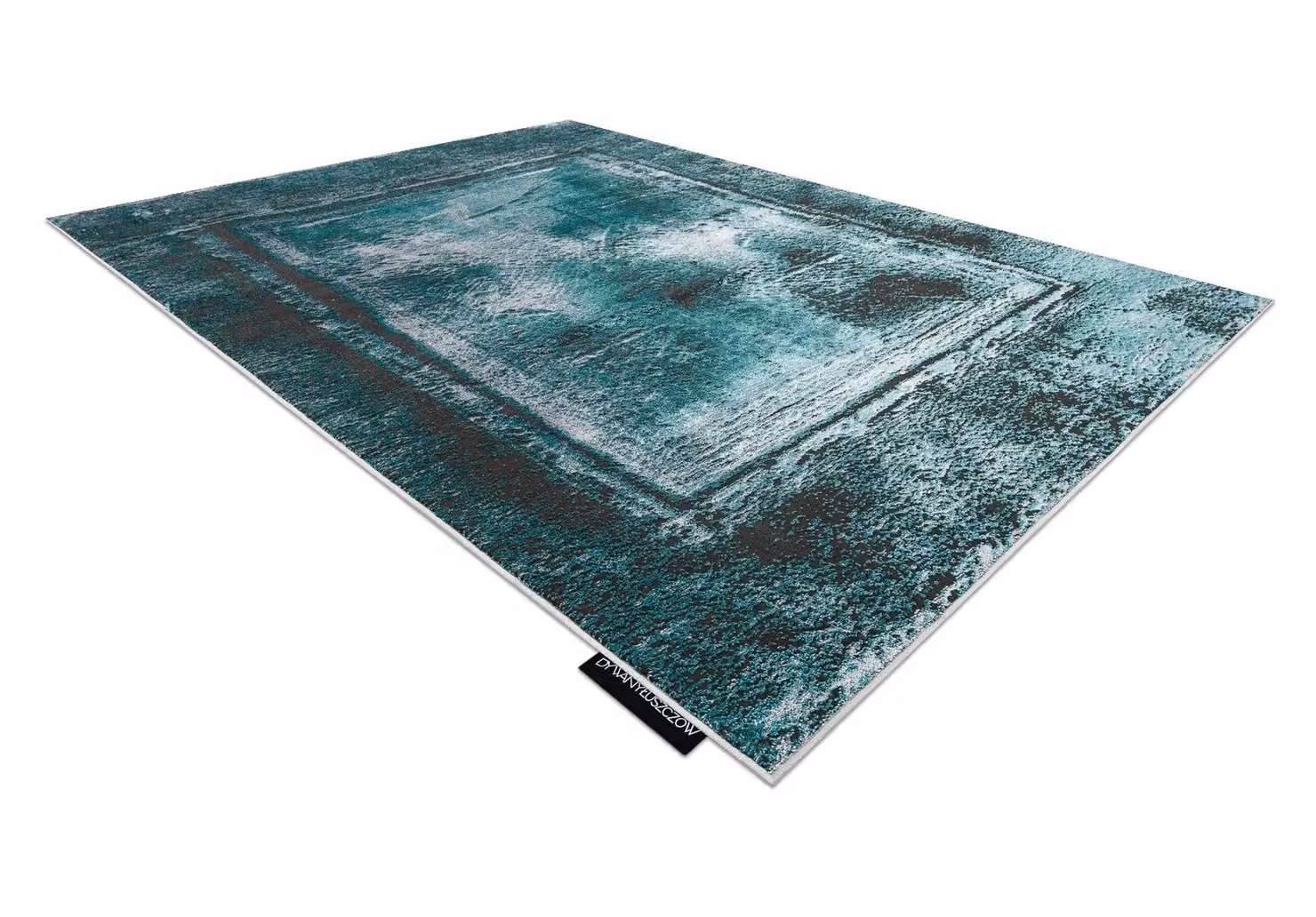 RugsX De Luxe Abstract Green Polyester Rug, W: 160 cm, L: 220 cm – 3