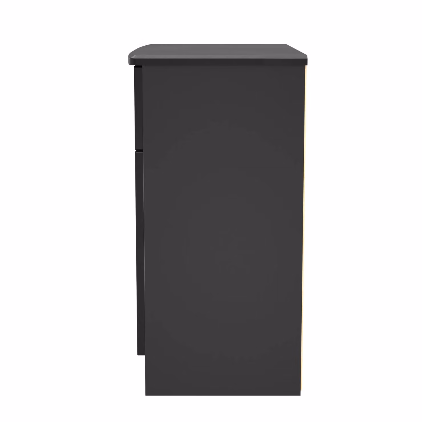 Ready Assembled 2 U Holborn Black Matt 2 Door and 1 Drawer Sideboard – 3