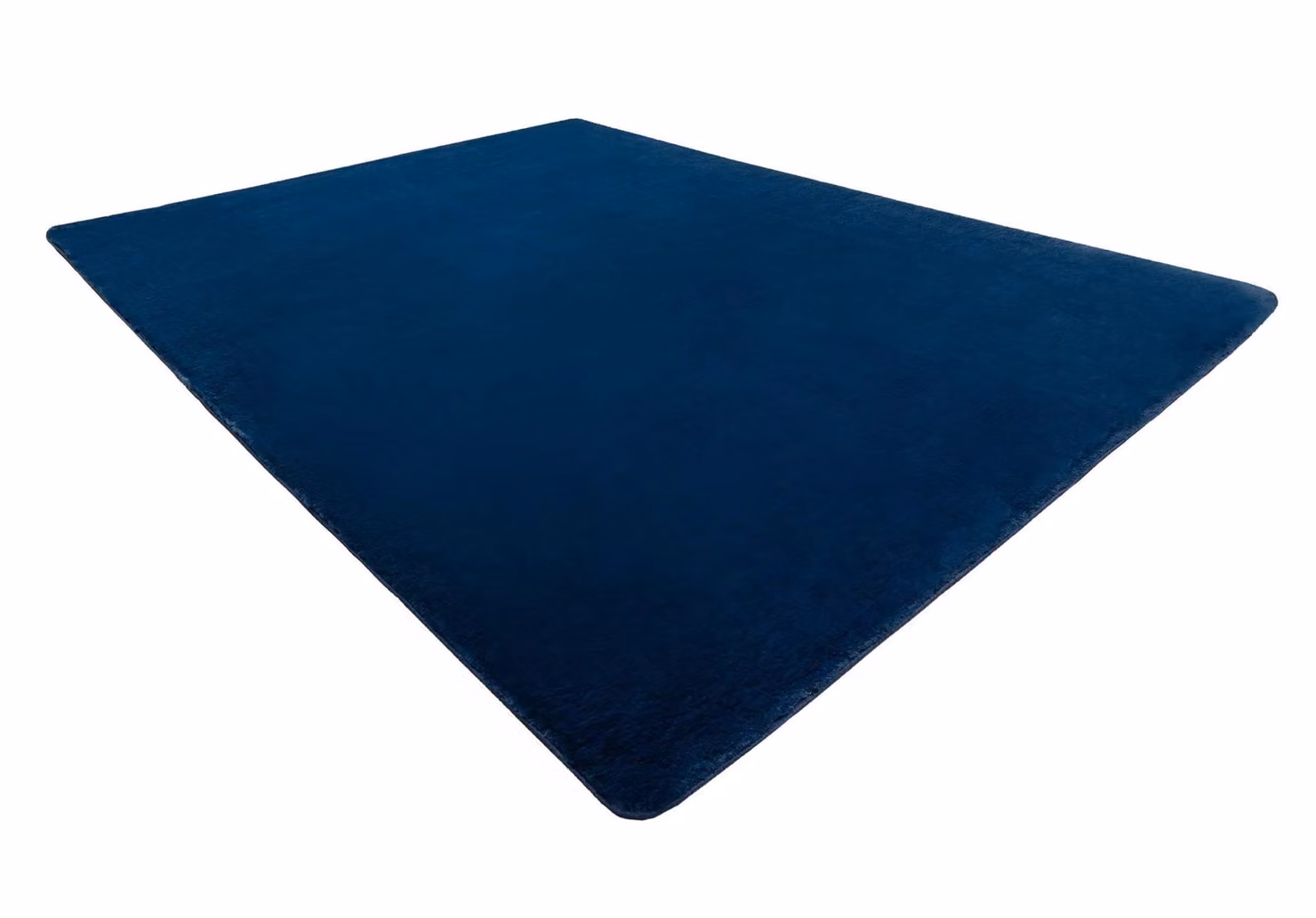 RugsX Posh Modern Blue Rectangular Polyester Rug, W: 160 cm, L: 220 cm – 3