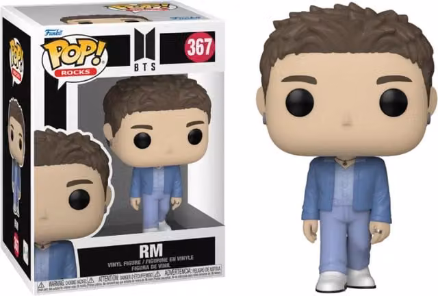 Funko Pop Rocks BTS RM Vinyl Figure 367, Multicoloured