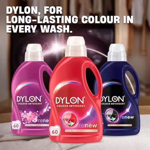Dylon Colour Liquid Laundry Detergent for Coloured Clothes, 60 Wash Loads – 4