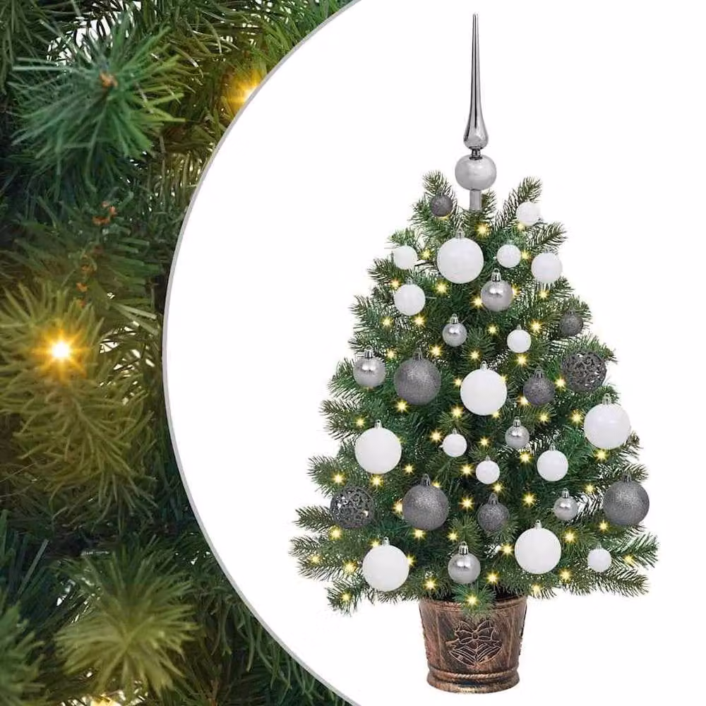 Berkfield Home Green Artificial Tabletop Christmas Tree with 150 LEDs, Height: 65 cm – 2