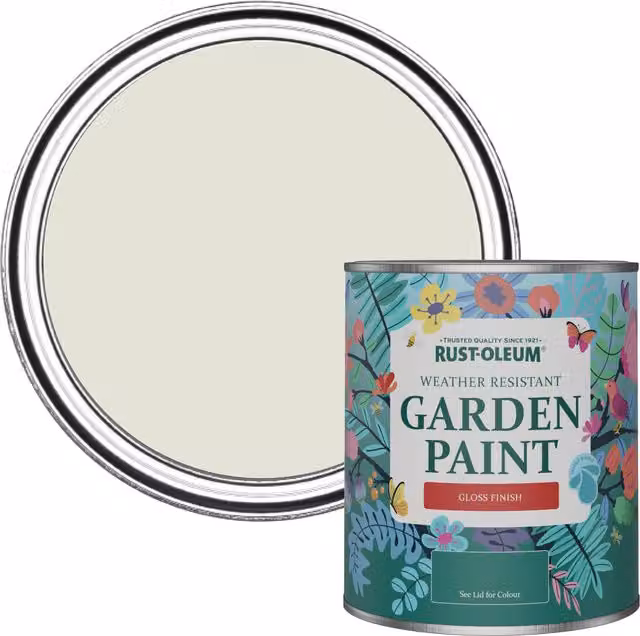 Rust-Oleum Garden Paint in Gloss Finish, Portland Stone, 750ml
