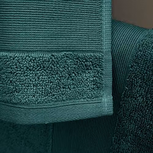 Catherine Lansfield Green Cotton Terry Bath Towel, 70 x 120 cm – 2