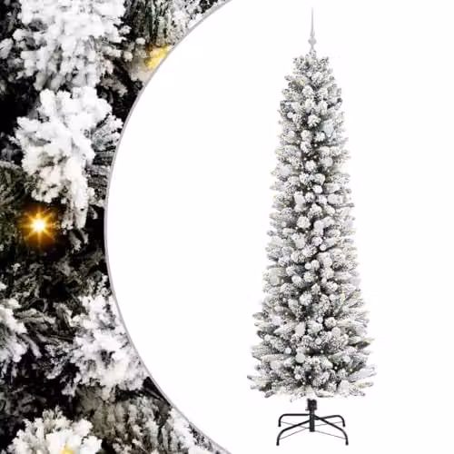 vidaXL White Artificial Christmas Tree, Height: 240 cm – 1