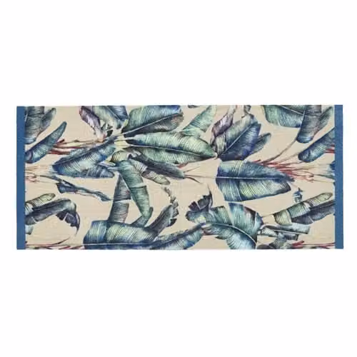 My Mat Studio Collection Pastel Palms Multicolour Floral Kitchen Mat, W: 67 cm, L: 150 cm