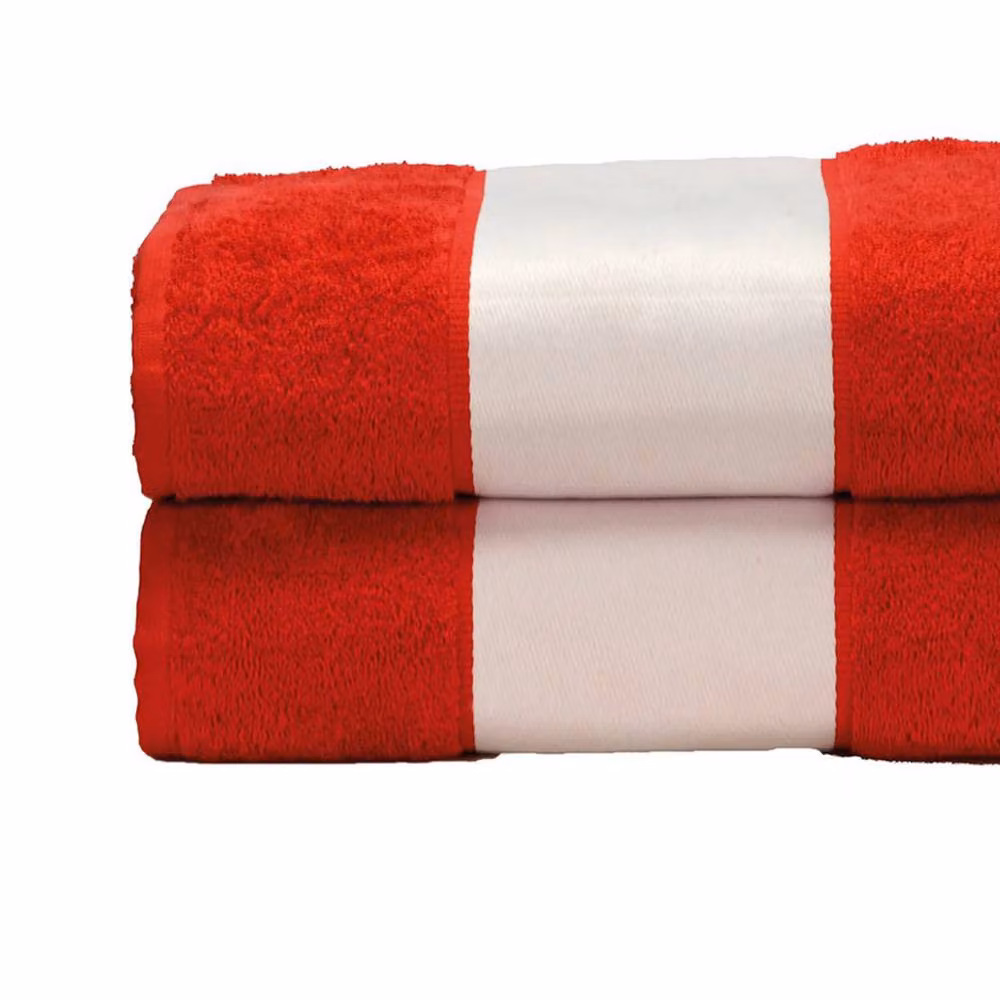ARTG Subli-Me Red Cotton Terrycloth Bath Towel – 2