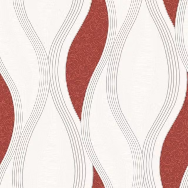 Direct Wallpapers Red Abstract Geometric Textured Vinyl and Paper Wallpaper