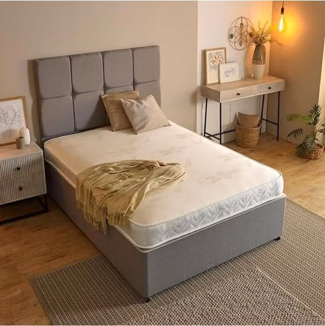 eXtreme Comfort Ltd The Pluto Stress-Free Essentials Soft Hybrid Spring Mattress, White, EU Single, Depth: 17 cm