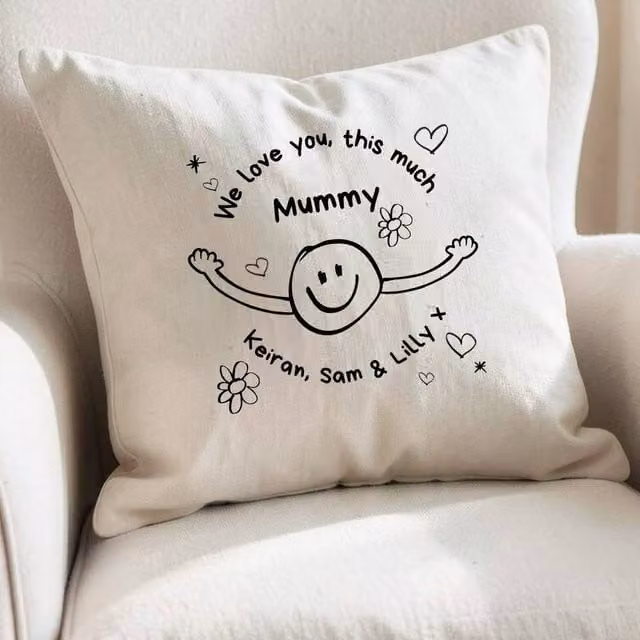 Aye Do Gifts Personalised I Love You Gift for Mum, Grandma or Auntie in Beige