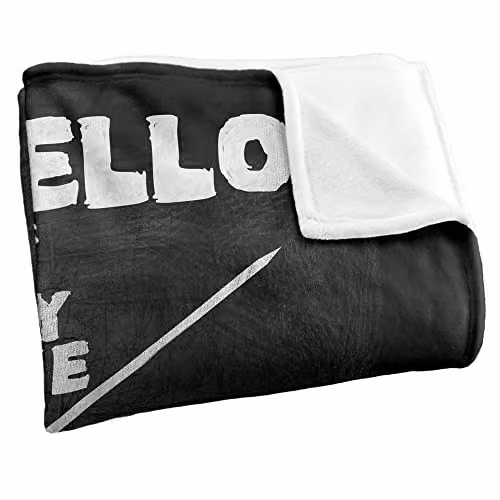 Princess Bride Hello Again Silky Touch Super Soft Fleece Throw Blanket in White, W/D/H: 152 x 127 cm – 2
