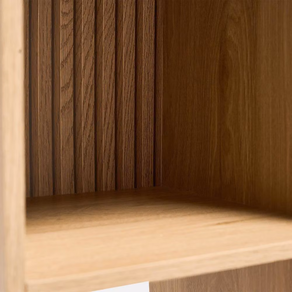 OHS Dallas 6 Cube Wood Effect Storage Unit Bookcase in Natural – 3