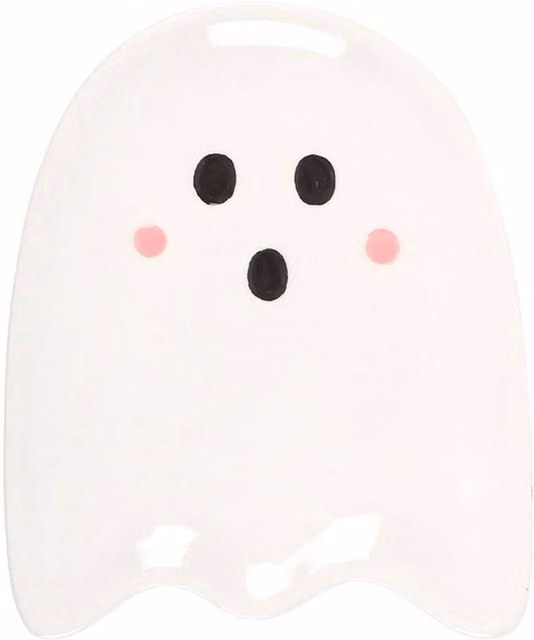 Something Different Sweet Ghost Ceramic Trinket Dish in White
