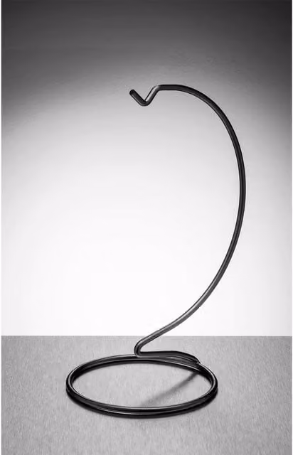 Sienna Glass Black Metal Tabletop Ornament Stand, Minimalist Design – 2