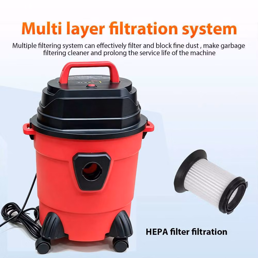 Ventryn Red Bagless Wet and Dry Cylinder Vacuum Cleaner – 2