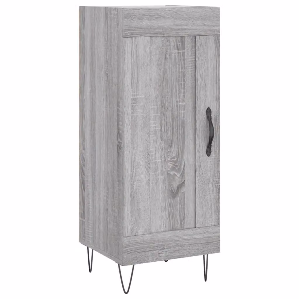 Berkfield Home Grey Sonoma Sideboard in Engineered Wood, W/D/H: 34.5 x 34 x 90 cm – 2