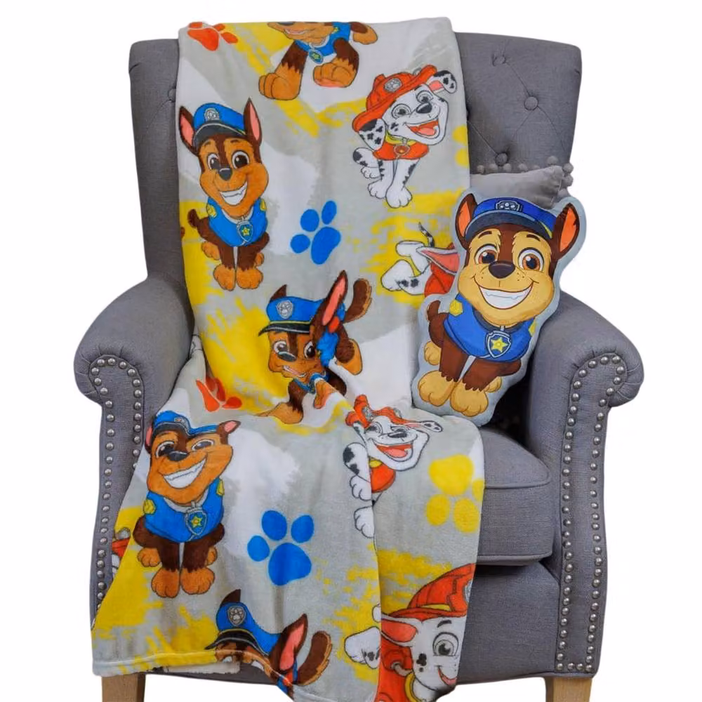 Paw Patrol Multicolour Fleece Splodge Blanket for Children – 2