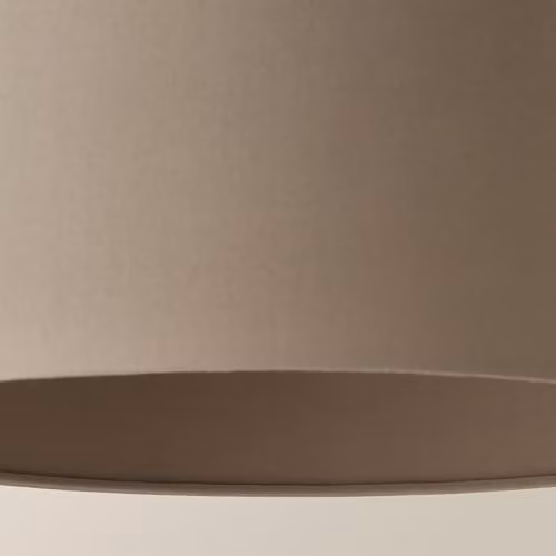 ValueLights Reni Fabric Drum Ceiling Lamp Shade, Beige, Diameter: 35 cm, Height: 20 cm – 3
