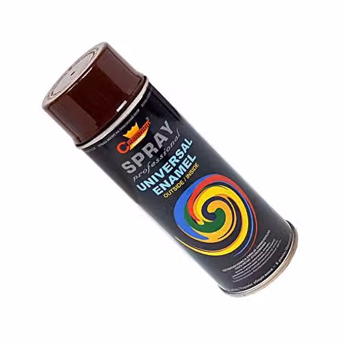 Sola 2 x 400 mL Nut Brown (RAL 8011) Universal High Gloss Enamel Spray Paint for Metal, Wood, Plaster and Plastics – 3
