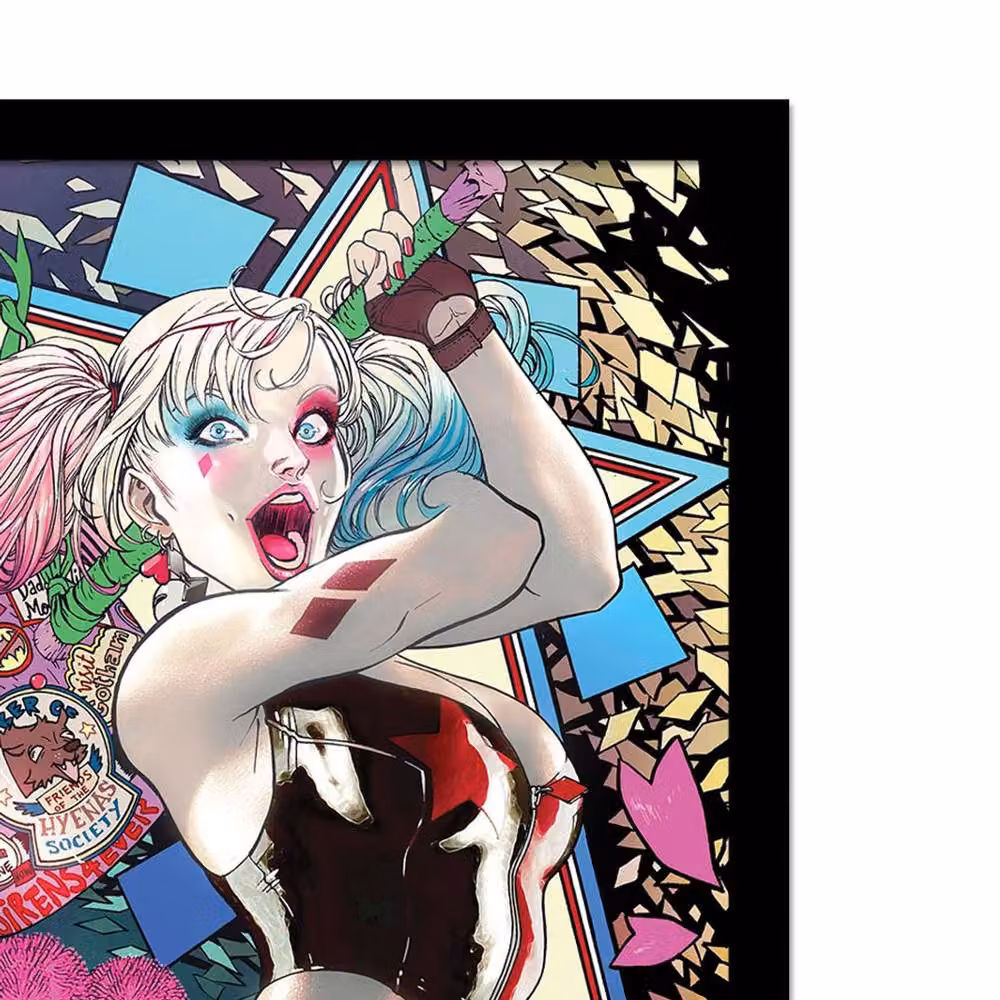 DC Comics Harley Quinn Framed Multicolour Paper Poster – 2